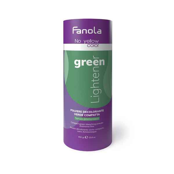 Fanola No Yellow Color Green Lightener Ammonia Free Bleaching Hairstuff
