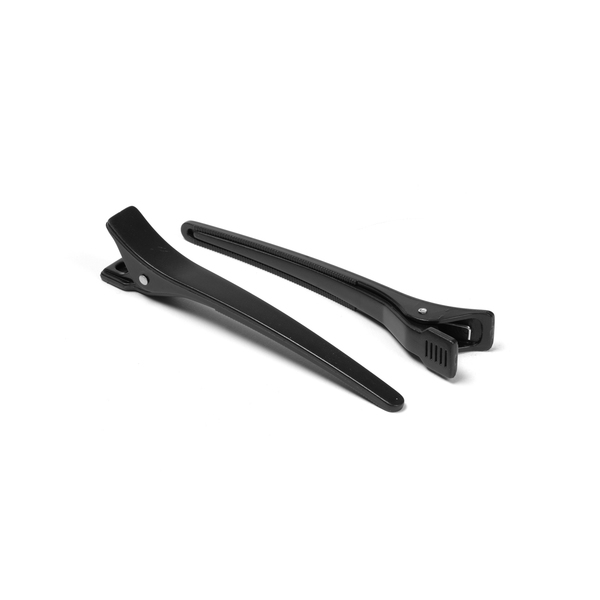 Hair Clips Plastic Black Hairstuff